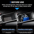 SXCY [4PCS Tray for 2026 2027 Honda HRV HR-V Center Console Organizer for 2023-2026 2027 Honda HRV Accessories [Armrest Tray+Door Storage+Under Console Tray] 2025 2026 2027 HRV Console Organizer