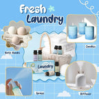 SALKING Laundry Fragrance Oils, Premium Essential Oil for Diffuser, Scented Oil Gift Set for Soap Candle Making - Citrus Clean, Fresh Laundry, Fresh Linen, Lavender Fields, Still Breeze, Minty Fresh