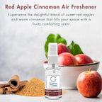 G's Breeze Red Apple Cinnamon Air Freshener – Blend of Ripe Apples & Spicy Cinnamon Scent – Cozy and Inviting Fragrance for Home, Car, or Office – Long-Lasting Freshness for Every Season