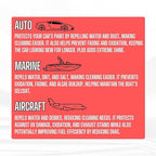 DRIP Graphene Ceramic Detail Spray KIT - Auto, Marine, Aircraft, RV - Protect and Shine