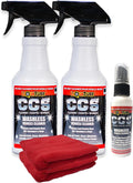CCS Multi Surface Cleaner - Bug Remover for Motorcycles, Cars, Trucks, RVs, Boats - Polymer Chain Clear Coat Ceramic Alternative - Top Coat Shine and Protection Technology (CCS Starter Pack)