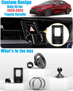 Car Phone Holder Mount, for Toyota Corolla 2024 2023 2022 2021 2020, Air Vent Stand, for Magsafe Magnetic Navigation Bracket, iPhone 17 16 15 14 13 Pro Max Air, All Phones (Not Fit 2019-2012)