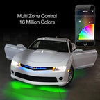 XKGLOW chrome App Control Car Mini LED Accent Light Kit - Interior