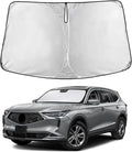 EcoNour Windshield Sunshade Compatible for Acura MDX 2021-2024 2025 2026, Sun Visor for Front Windshield & Window Sun Shade Cover, UV Heat Blocker & Protector, Car Accessories