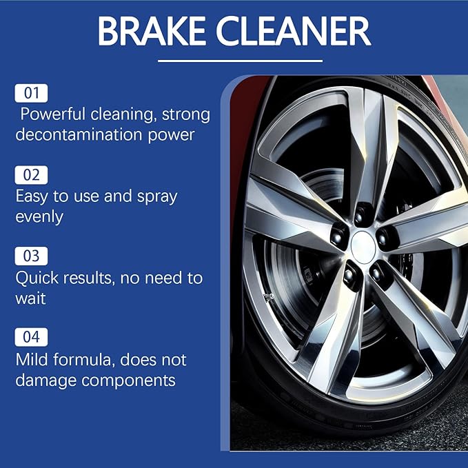 Brake Cleaner Powerful Effectively Non-Acid Wheel Cleaner Perfect for Cleaning Wheels and Tires Brake Remover Iron and General Fallout for Cars