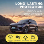 2PCS Titanium Ceramic Wax Cream for Cars,2025 Strong Protection Car Coating Polishing Wax,uto Car Scratch Repair Remover Paste Cream Paint Care Ceramic Waxes with Sponge