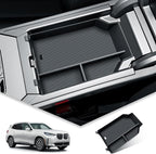 BIBIBO 2025 2026 X3 Center Console Organizer for 2025 2026 BMW X3 G45 (30 xDrive/M50 xDrive) Console Tray 2025 2026 BMW X3 G45 Insert Glove Pallet Organizer