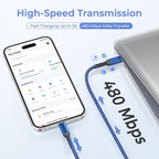 Basesailor USB C to Lightning Charger Cable 6.6ft with USB A Adapter,iOS Type C Power Delivery PD Fast Charging Cord for iPhone 11 12 13 14 Mini Pro Max,SE,iPad 8th 9th Generation