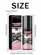 Silicona para Carro Interior Brillo Y Olor, Multipurpose Polishing Cleaner Car Interior Cleaner, Vehicle Interior Polish Interior Detailer Spray for Car, Rubber, Leather (1pc)