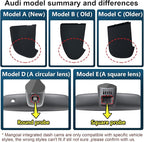 Mangoal Front 4K & Rear 1080p Dash Cam Custom fit for Audi (Model B Gray) A4 A6 Allroad A3 A5 A6 Q5 A8 S8 A7 S5 Q3 S3 S7, Integrated OEM Look, WiFi & Free App, 128GB Card