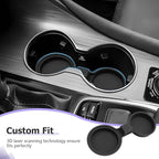 LUWU 2025 2026 RX350 Center Console Cup Holder Compatible with 2024 2025 2026 Lexus RX350/RX450/RX500 Accessories Premium Silicone Cup Holder Mat Spill-Proof, Easy Install & Clean, Black