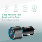 6 Pack 40W USB C Car Charger Fast Charging, Dual 20W Type C Port Cigarette Lighter Adapter, 12V USBC Plug Accessories Bundle for iPhone 17 16 15, Samsung Galaxy S26 S25, Google Pixel 10 Android Phone