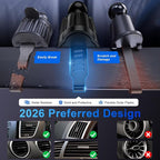 for Magsafe Car Mount Charger, 15W Magnetic Wireless Car Charger, Magnetic Car Phone Holder for iPhone 17 16 15 14 13 12 Series, Samsung Galaxy S26 Ultra S25 S24 S23 S22 S21 S20 FE, Google Pixel 10a
