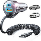 LISEN 90W for iPhone 17 16 15 Pro Max Car Charger USB C Fast Charge,Super Fast for iPhone 17 16 Car Charger USB C Adapter for iPhone 17e 16 15 Pro Max Plus Air,Samsung Galaxy S26 Ultra, Android,72inch