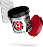 Adam's Polishes Visco Clay Bar Jar - Cleanses Surface Without Causing Damage - Safe for Even The Most Delicate Clear Coat - Use on Paint, Glass, Wheels, and More - Includes GeoImpression Tool