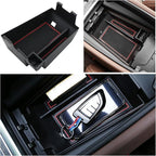 Ruiya 2020-2026 X5/X6/X7 Center Console Organizer for BMW X5/X6/X7 2026 Accessories ABS Material Middle Console Organizer Compatible with 2020 2021 2022 2023 2024 2025 2026 BMW X5/X6/X7
