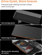 Tesla Model Y Accessories Under Screen Storage Box Compatible with Tesla Model Y Juniper 2025–2026 & Tesla Model 3 Accessories 2024–2026 Concealed Center Console Organizer Tray