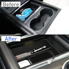 Jaronx Compatible with Tesla Model S/X Console Organizer 2021-2026, Refresh Center Console Storage for Model X/S Plaid/Long Range, Silicone Organizers Tray for Tesla X/S Accessories