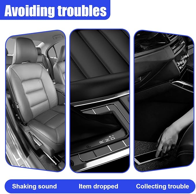 2PCS Car Seat Gap Filler Organizer, Car Center Console Side Plug with Storage Slot Prevent Falling, Multifunctional Vehicle Interior Phone Holder Accessories for Cars, Trucks, SUVs (Beige)