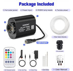 6W Mini Size Twinkle 400pcs*0.03in*9.8ft Starlight Headliner Kit, Star Lights for Car with Bluetooth APP/28key Remote Control/Music Effect, RGBW Fiber Optic Lights for Home Ceiling