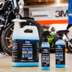 Flowgenix™ Waterless Car Wash Spray - Grand Finale - Motorcycle Cleaner & Car Wax Spray Polish (8 oz) - Ceramic Coating - Incl. 2 Microfiber Towels - Quick Detailer Spray (2-Pack)