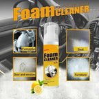 Multi Purpose Foam Cleaner for Car and House Lemon Flavor,All-Purpose Household Cleaners Concentrate,Strong Decontamination,Anti-Aging Cleansing Automotive Spray (150ml)