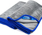 SHSCLY Professional Car Drying Towel – 2-Pack XL Microfiber Towels for Cars, Trucks & SUVs, No Drag, Paint-Safe, Controlled Streak-Free Drying, Lightweight Feel When Wet, Soft & Absorbent, 29" × 33"