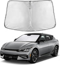 EcoNour Windshield Sunshade Compatible for Kia EV6 2022-2023 2024 2025, Sun Visor for Front Windshield & Window Sun Shade Cover, UV Heat Blocker & Protector, Car Accessories