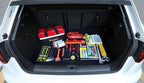 Kitgo Car Emergency Kit,Premium Roadside Assistance Essentials with Jumper Cables, Flashlight, Shovel, Screwdriver Set - Ideal Auto Road Safety Kit, Survival, Truck, RV and More Gift for Father (Red)