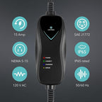 Lectron Level 1 EV Charger - ETL Certified, 120V, 15 Amp, 16 ft Extension Cord & J1772 Cable - Portable Electric Car Charger for J1772 EVs and Plug-in Hybrid Vehicles