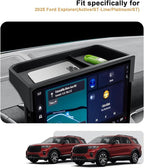 ECOZEN 2026 Explorer Dash Console Organizer - Behind Screen Organizer For 2025-2026 Ford Explorer(Active/ST-Line/Platinum/ST) Accessories - Dashboard Storage Behind Screen Center Console Organizer
