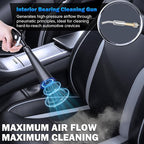 Dry Cleaning Gun,High-Pressure Air Blow Gun,Car Cleaning Gun,Air Nozzle Blow Gun, Car Air Blow Gun with 2 Nozzles,Works with Air Compressor and Quickly removes Surface Dirt and dust