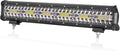 OFFROADTOWN 18inch LED Light Bar Off Road Driving Lights Fog Light Waterproof Work Light Bumper Lights for Truck Pickup UTV SUV Bronco Can-Am