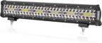 OFFROADTOWN 18inch LED Light Bar Off Road Driving Lights Fog Light Waterproof Work Light Bumper Lights for Truck Pickup UTV SUV Bronco Can-Am