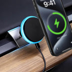 Wireless Car Mount Charger Fast Charging for Tesla Model 3/Y/3 Highland/Y Juniper (Model 3 17-23& Model Y 20-24, Without OBD Charger)