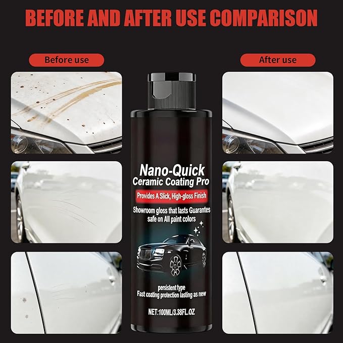 Nano Quick Coat Restore, Quick Coat Restore, Ceramic Coating for Cars, Nano Spray for Cars, Nano Coating Spray, Nano car Coating Spray, Quick Effect Coating Agent for car