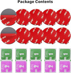 APPS2Car 10 Pack 3M Double Sided Adhesive Pads for Socket Mount Base Circle Adhesive Replacement VHB Sticky Tape for Phone Collapsible Grip & Stand Back 1.38 Inches (35mm)