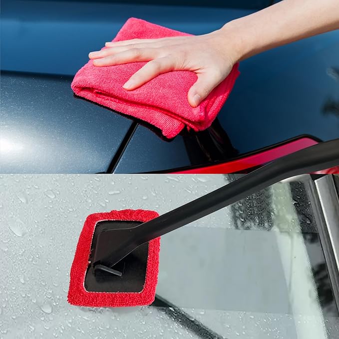35Pcs Car Detailing Kit, Car Detailing Brush Set, Car Interior Cleaning Kit with Windshield Cleaning Tool and Tool Box, Multi-Functional Vehicle Cleaning Tool for Wheels