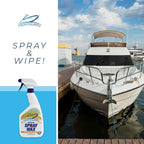 Spray Wax with UV Protection - Marine Wax For Boats with UV Protectant for a Gloss Shine Finish and for Car Detailing on Trucks and RVs (32 Oz Bottle)