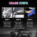 Multi-Functional Coating Renewal Agent, 3 in 1 Ceramic Car Coating Spray, High Protection Quick Car Coating Spray Fast-Acting, Nanotechnology Plastic Parts Refurbish Agent-100ml