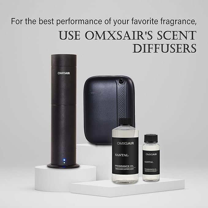 Hotel Scnet Diffuser Oil Santal 4.1 Fl (120ml) - Air Freshener Hotel&Car,Home- Luxury Essential Oils for Diffuser Refill - Longer Lasting, Stronger Scent-Suitable for waterless diffusers
