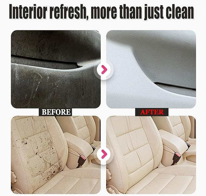 2026 Advanced Car Interior Cleaner Spray - All-Purpose Polishing Detailer for Dashboards, Seats, Leather, and Plastic Surfaces
