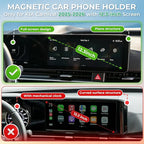 Car Phone Holder for KIA Carnival 2026 2025 (Only for 12.3-Inch Screen) 360° Rotation Magnetic Cell Phone Mount, Compatible with Magsafe, Does Not Affect Air Vent