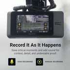 Thinkware ARC Dual Dash Cam Front & Rear 2K QHD, 2.7” LCD Touchscreen, 130° Wide Angle, GPS, Wi-Fi, Super Night Vision, Smart Driving Alerts, 24/7 Parking Mode, Hardwiring Included