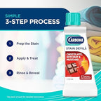 Carbona Stain Devils® #2 | Ketchup, Mustard & Chocolate | Professional Strength Laundry Stain Remover | Multi-Fabric Cleaner | Safe On Skin & Washable Fabrics | 1.7 Fl Oz, 3 Pack