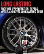 Adam's Polishes Aerosol Tire Shine 12oz - Fast, Easy, Effective Way to Add Gloss - No-Sling Use with or Without Tire Applicator