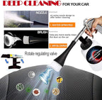 Car Interior Cleaner Auto Detail Tools Car Detailing Kit(Needs Air Compressor) High Pressure Car Cleaning Gun Car Cleaning Kit for Vehicle Upholstery Carpet Seat