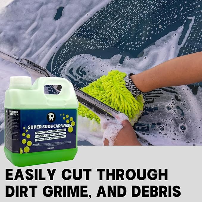 Touchless Pre-Wash Soap,Car Foam Shampoo Hydrophobic SiO2 Sealant Spray | Water-Activated Coating, Safe Wax Ceramic Protection, Streak-Free Shine for Auto Detailing (4L Foam Car Shampoo)