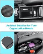 CDEFG 2PCS for 2023 2024 2025 2026 2027 HR-V Center Console Organizer Tray for 2023-2026 2027 Honda HRV HR-V Accessories Lower Console Tray Storage Box Floor Tray Sunglasses Holder