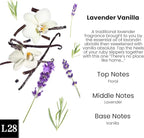 C Classy Hanging Car Air Freshener 2 Pack, Lavender Vanilla Essential Oil Diffuser, Long-Lasting Fragrance, Cute Glass Bottle Car Accessories for Women & Men, Made in USA